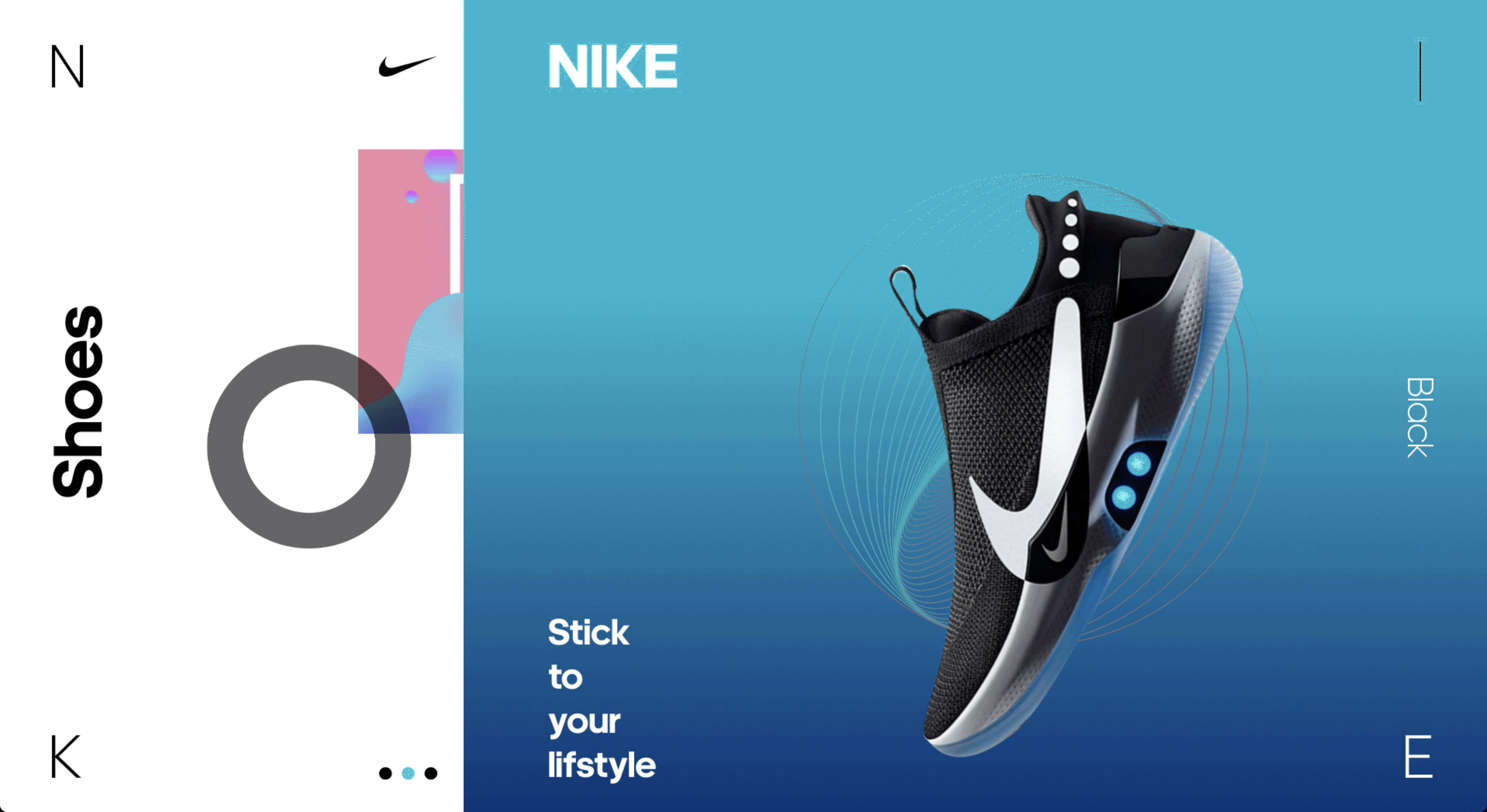 Nike Shoe UX Design